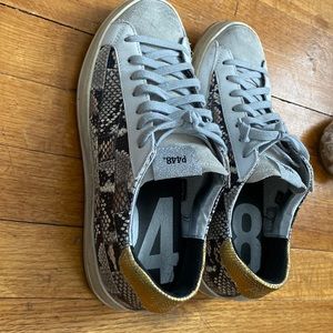 P448 sneakers. Worn once! Great condition and super cute.